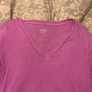 Purple J crew v neck